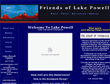 Tablet Screenshot of lakepowell.org